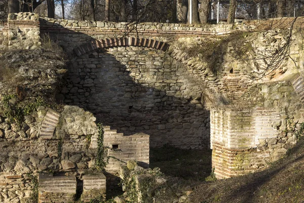 Rovine Degli Edifici Nell Antica Città Romana Diokletianopolis Città Hisarya — Foto Stock