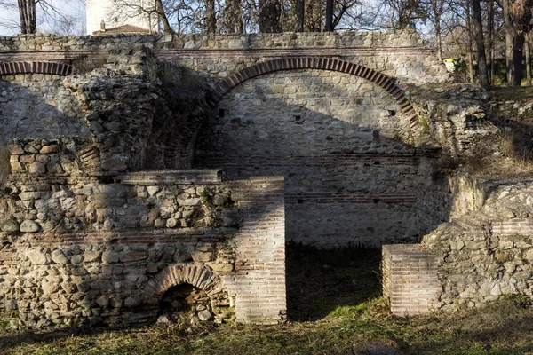 Rovine Degli Edifici Nell Antica Città Romana Diokletianopolis Città Hisarya — Foto Stock