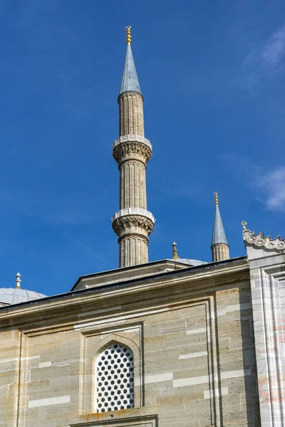 Edirne, Türkiye - 26 Mayıs 2018: Selimiye Camii - Edirne şehri, Doğu Trakya, Türkiye'de Türkiye'deki ikinci en büyük Camii