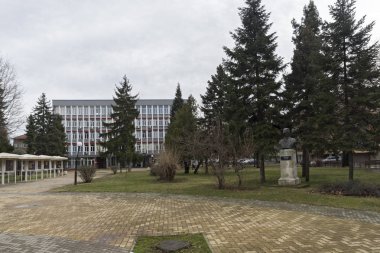 Dimitrovgrad, Bulgaristan - 1 Şubat 2019: Tarih Müzesi Dimitrovgrad şehir, bölge: Haskovo, Bulgaria