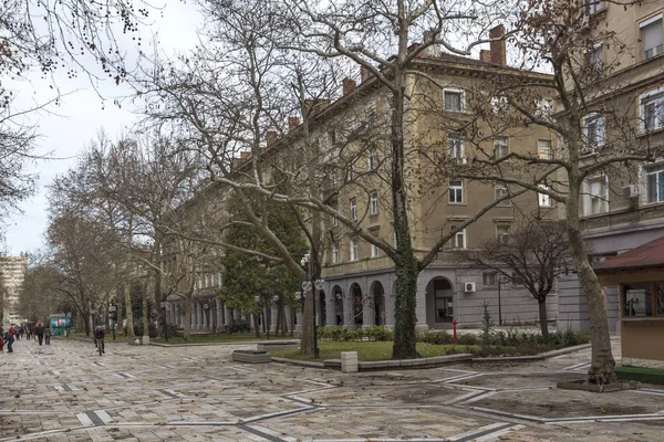 Dimitrovgrad Bulgaria February 2019 Typical Street Building Town Dimitrovgrad Haskovo — Stock Photo, Image