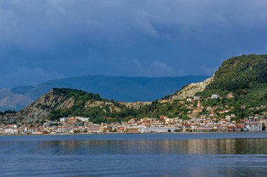 Zakynthos, Yunanistan - 28 Mayıs 2015: Muhteşem panoramik Zakynthos şehir, iyon Island, Yunanistan