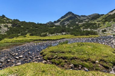 Yaz, yatay, Valyavitsa nehir ve Valyavishki Kınalı tepe, Pirin Dağı, Bulgaristan