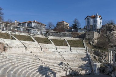Şehir Plovdiv, Bulgaristan Filibe Roma Tiyatrosu kalıntıları