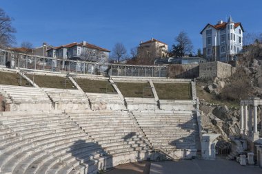 Şehir Plovdiv, Bulgaristan Filibe Roma Tiyatrosu kalıntıları