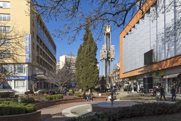 Haskovo Bulgarie Février 2019 Rue Typique Dans Centre Ville Haskovo — Photo