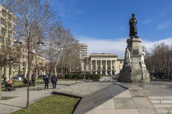 Haskovo Bulgarien Februar 2019 Denkmal Der Gefallenen Der Kriege Zentrum — Stockfoto