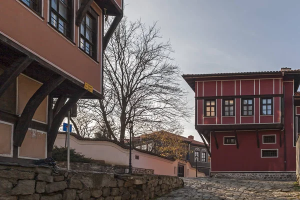 Plovdiv Bulgarie Février 2019 Maisons Xixe Siècle Dans Réserve Architecturale — Photo