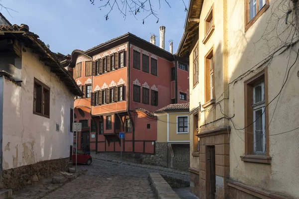 Plovdiv Bulgarie Février 2019 Maisons Xixe Siècle Dans Réserve Architecturale — Photo