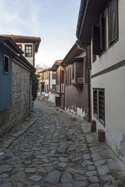 Plovdiv Bulgaria February 2019 Nineteenth Century Houses Architectural Historical Reserve — Stock Photo, Image