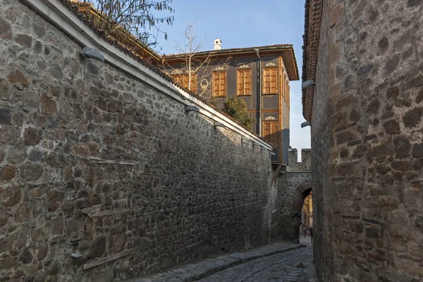 Plovdiv Bulgaria February 2019 Nineteenth Century Houses Architectural Historical Reserve — Stock Photo, Image