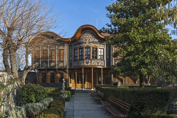 Plovdiv Bulgaria February 2019 Nineteenth Century Houses Architectural Historical Reserve — Stock Photo, Image