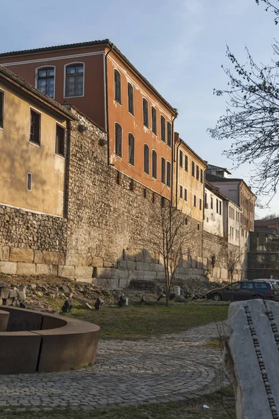 Plovdiv Bulgarije Februari 2019 Negentiende Eeuwse Huizen Architectonische Historische Behouden — Stockfoto