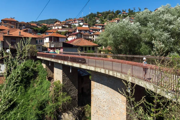 Kratovo Macedonia Del Norte Julio 2018 Puente Medieval Antiguo Centro —  Fotos de Stock