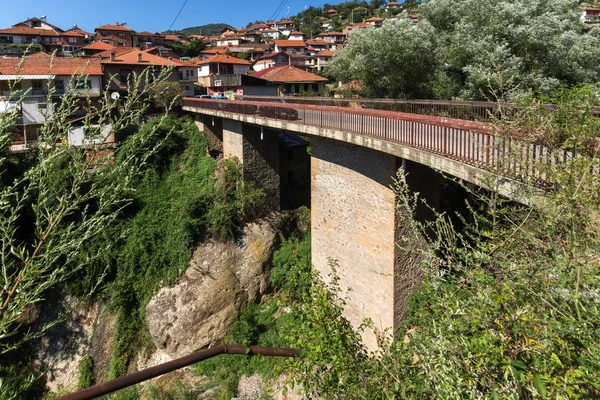 北马其顿克拉托沃 2018年7月21日 北马其顿共和国克拉托沃镇中心的旧中世纪大桥 — 图库照片