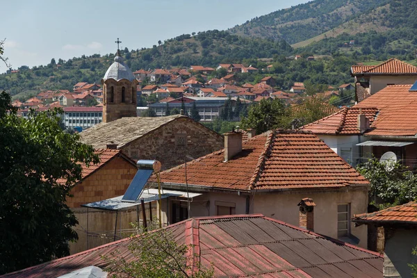 Kratovo Norte Macedonia Julho 2018 Vista Panorâmica Cidade Kratovo República — Fotografia de Stock