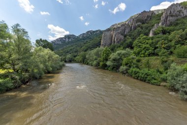 Ritlite - kaya oluşumları, Iskar River Gorge, koca Balkan Dağları, Bulgaristan