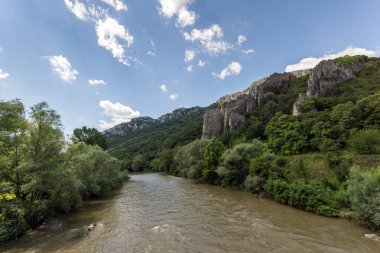 Ritlite - kaya oluşumları, Iskar River Gorge, koca Balkan Dağları, Bulgaristan