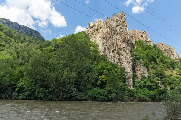 Ritlite Rotsformaties Iskar River Gorge Balkangebergte Bulgarije — Stockfoto
