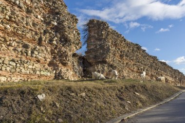 Diocletianopolis Roma şehir, kasaba Hisarya, Plovdiv bölge, Bulgaristan antik duvar
