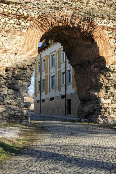 Porta Occidentale Diocletianopoli Mura Romane Città Hisarya Regione Plovdiv Bulgaria — Foto Stock
