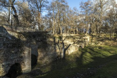 Antik Roma şehri Diokletianopolis, Hisarya kasaba, Plovdiv bölge, Bulgaristan builings kalıntıları