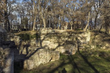 Antik Roma şehri Diokletianopolis, Hisarya kasaba, Plovdiv bölge, Bulgaristan builings kalıntıları