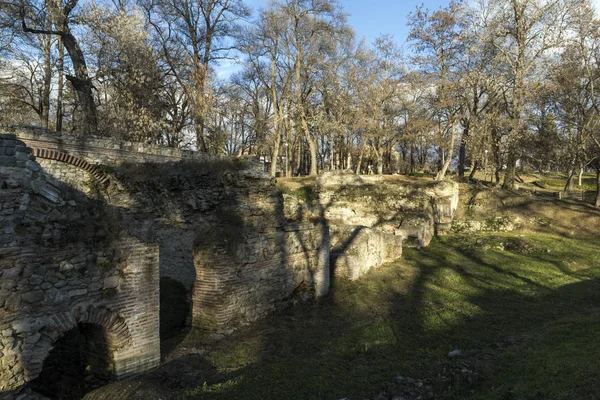Antik Roma şehri Diokletianopolis, Hisarya kasaba, Plovdiv bölge, Bulgaristan builings kalıntıları