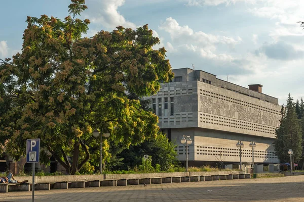 Stara Zagora Bulgaria Agosto 2018 Edificio Típico Centro Ciudad Stara — Foto de Stock