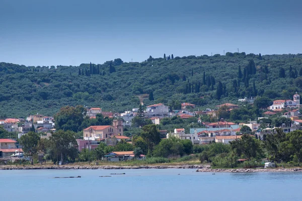 Quilini Grécia Maio 2015 Vista Panorâmica Cidade Kyllini Peloponeso Grécia — Fotografia de Stock