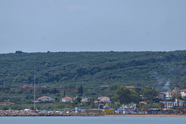 Кіллін Греція Травня 2015 Панорамний Вид Місто Кілліні Пелопоннес Західна — стокове фото
