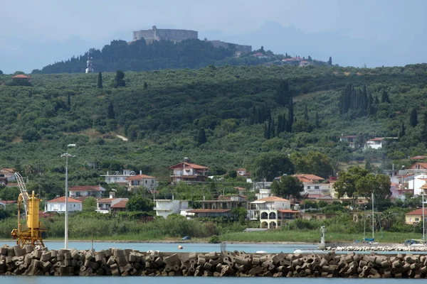 希腊凯利尼 2015年5月28日 希腊西部伯罗奔尼地区基利尼镇全景 — 图库照片