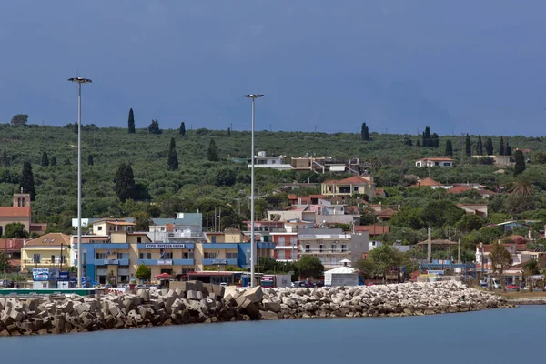 Quilini Grécia Maio 2015 Vista Panorâmica Cidade Kyllini Peloponeso Grécia — Fotografia de Stock