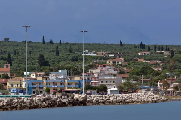 Kyllini Grecia Mayo 2015 Vista Panorámica Ciudad Kyllini Peloponeso Grecia — Foto de Stock