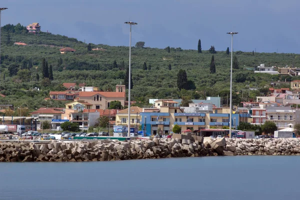 Kyllini Griechenland Mai 2015 Panoramablick Auf Die Stadt Kyllini Peloponnes — Stockfoto