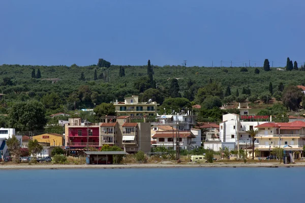 Κυλλήνη Ελλάδα Μαΐου 2015 Πανοραμική Θέα Από Την Πόλη Της — Φωτογραφία Αρχείου