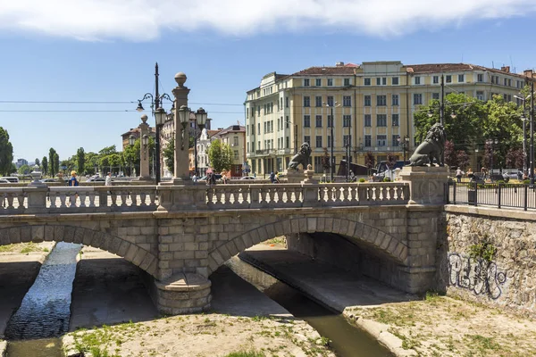 Sofie Bulharsko Května 2018 Panorama Lví Most Přes Vladaya Řeku — Stock fotografie