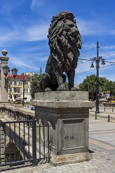 Sofia Bulgaria Maggio 2018 Panorama Del Ponte Del Leone Sul — Foto Stock