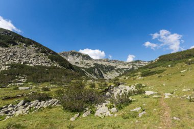 Yaz manzara Pirin Dağı, Bulgaristan