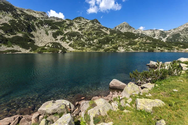 Summer Landscape Banderitsa Fish Lake Pirin Mountain Bulgaria — Stok Foto