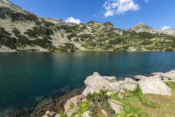 Summer Landscape Banderitsa Fish Lake Pirin Mountain Bulgaria — Stok Foto