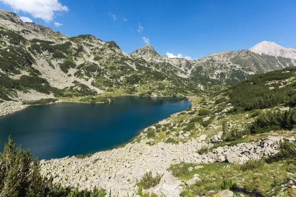 Krajobraz Lato Banderitsa Ryby Jezioro Góry Pirin Bułgaria — Zdjęcie stockowe