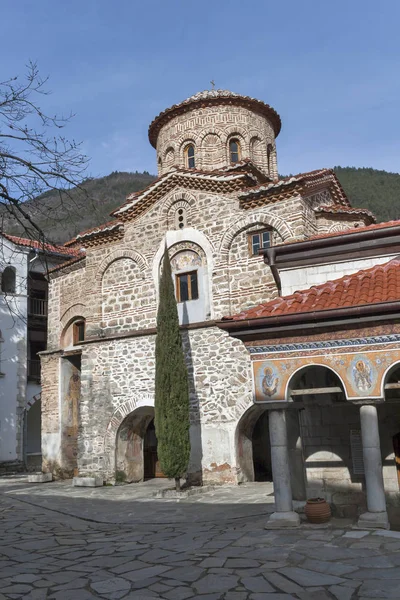 Bachkovo Manastırı Bulgaristan Şubat 2019 Ortaçağ Bachkovo Manastırı Dormition Tanrı — Stok fotoğraf