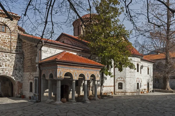 Bachkovo Monastery Bulgária Fevereiro 2019 Edifícios Mosteiro Medieval Bachkovo Dormição — Fotografia de Stock