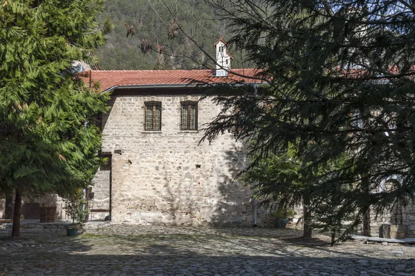 Monasterio Bachkovo Bulgaria Febrero 2019 Edificios Monasterio Medieval Bachkovo Dormición — Foto de Stock