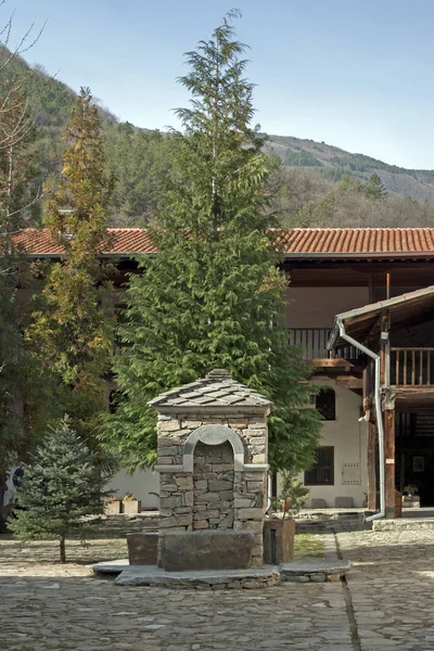 Bachkovo Monastery Bulgária Fevereiro 2019 Edifícios Mosteiro Medieval Bachkovo Dormição — Fotografia de Stock