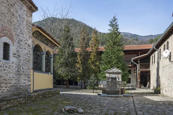 Bachkovo Kolostor Bulgária 2019 Február Épületek Középkori Bachkovo Manastir Dormition — Stock Fotó