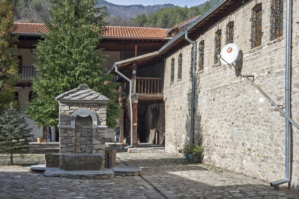 Bachkovo Kloster Bulgarien Februari 2019 Byggnader Medeltida Klostret Bachkovo Dormition — Stockfoto