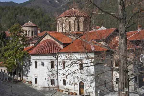 Monasterio Bachkovo Bulgaria Febrero 2019 Edificios Monasterio Medieval Bachkovo Dormición — Foto de Stock