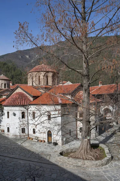 Bachkovo Monastery Bulgária Fevereiro 2019 Edifícios Mosteiro Medieval Bachkovo Dormição — Fotografia de Stock